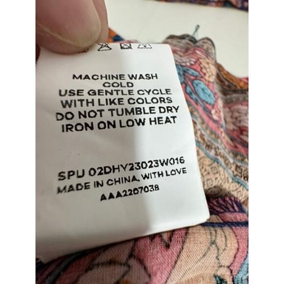 NWT!! "BLOOMCHIC" Summer Bohemian Full Length Flutter Dress SZ 12 Gypsy Fairy - Picture 10 of 13